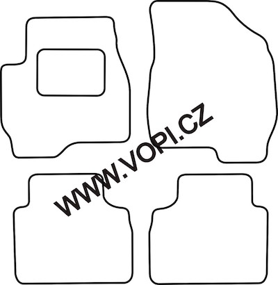 Autokoberce Mazda Tribute 2001 - 2004 Carfit (2828)